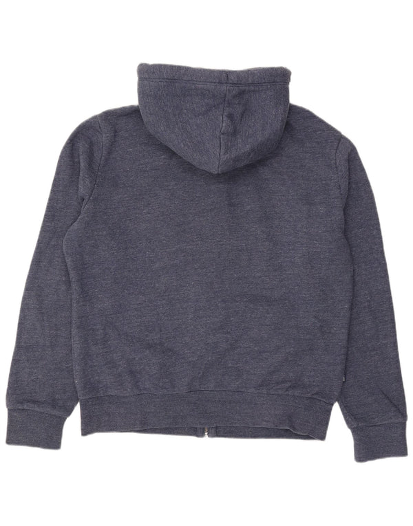 Superdry Mens Zip Hoodie Sweater XL Navy Blue Cotton