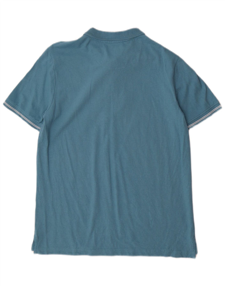 DACK'S Herren Poloshirt Mittelblau