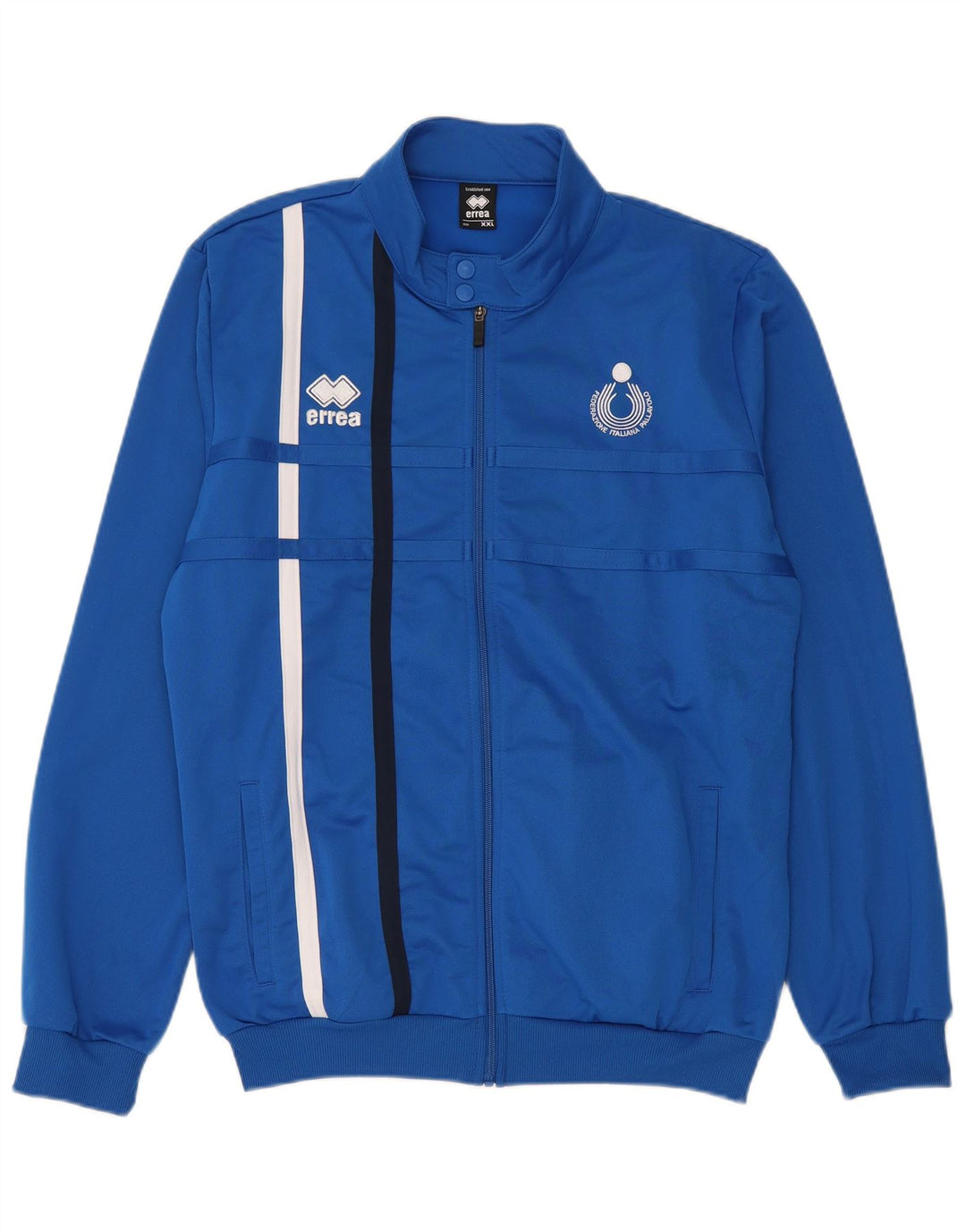 Errea Herren-Trainingsanzugoberteil mit Grafik, Größe 2XL, Blau