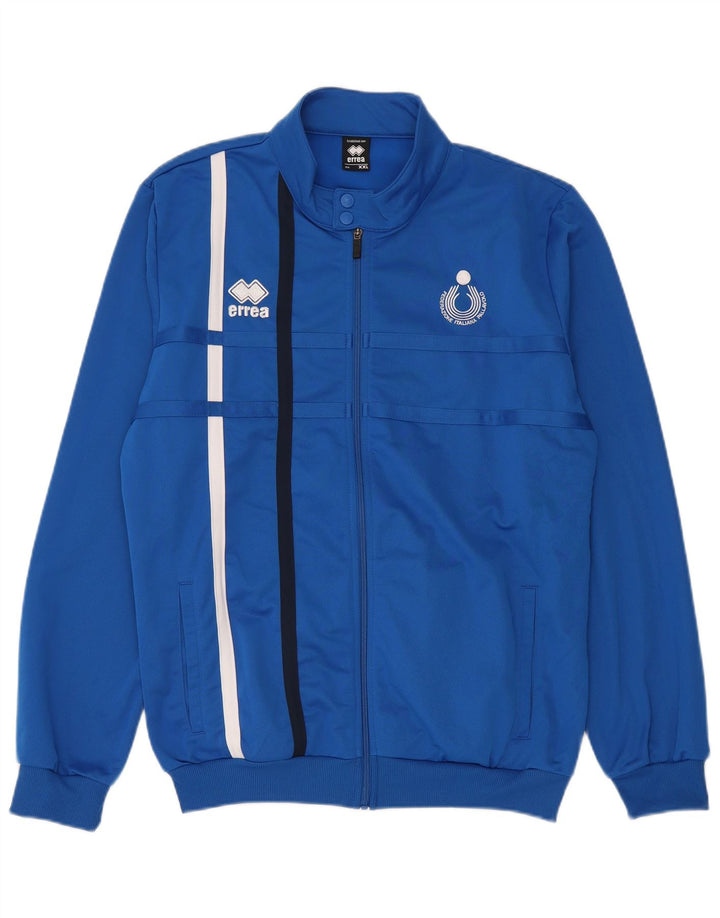 Errea Herren-Trainingsanzugoberteil mit Grafik, Größe 2XL, Blau