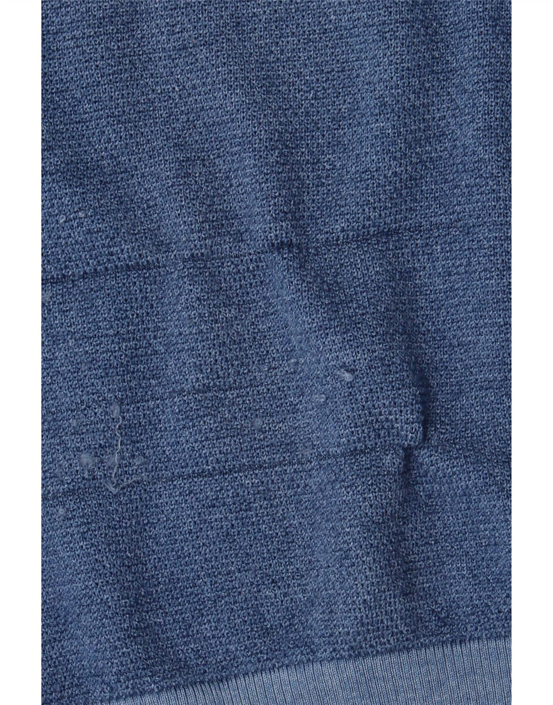 Sun68 Herren-Strickjacke aus mittelblauer Merinowolle