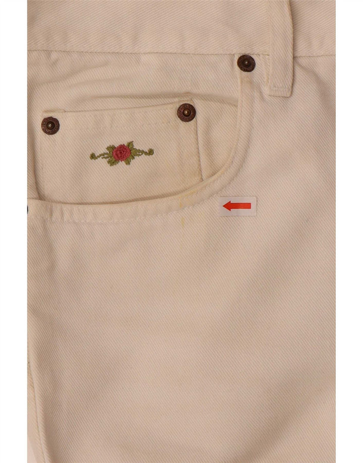 Charro Herren Straight Jeans W38 L30 Weiße Baumwolle