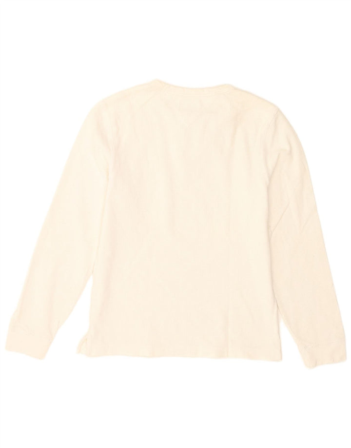 Tommy Hilfiger Herren Top Langarm XS Weiß