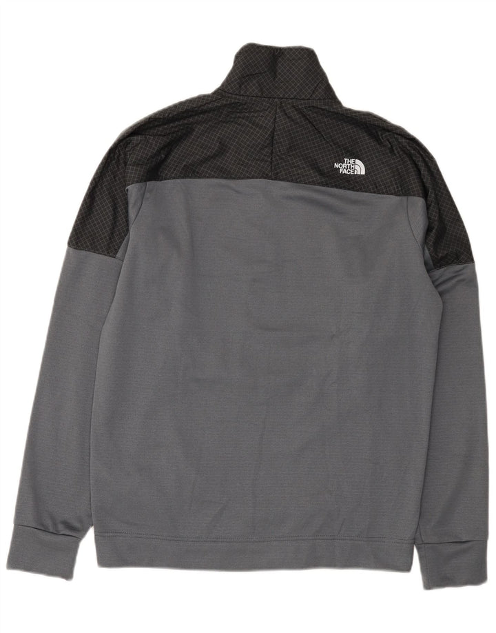 The North Face Herren-Sweatshirt mit Grafik, Größe S, Grau, Farbblock