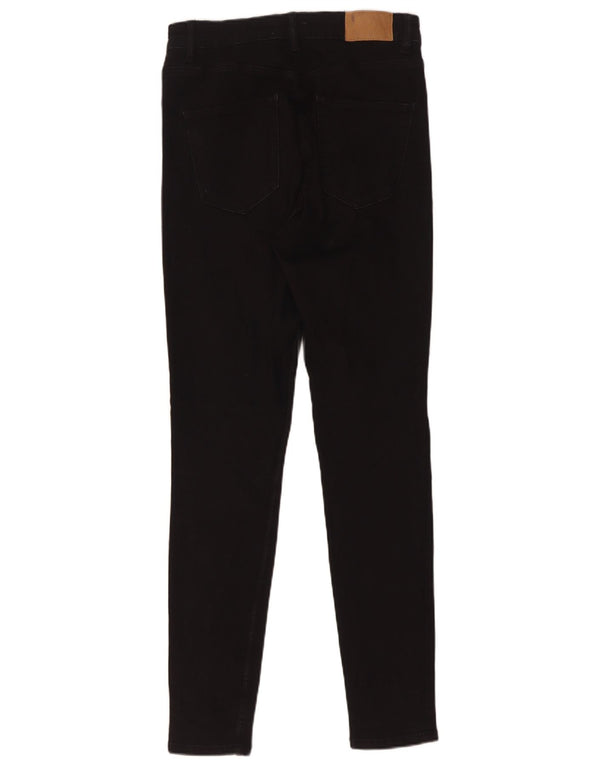 Zara Damen Skinny Jeans EU 38 Small W28 L29 Schwarze Baumwolle