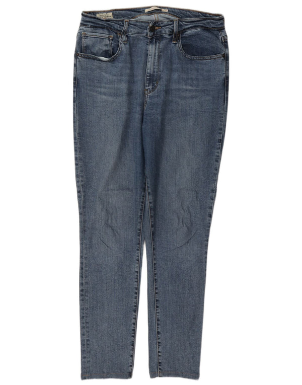 Levi's Damen 721 High Rise Skinny Jeans W31 L30 Blaues Lyocell