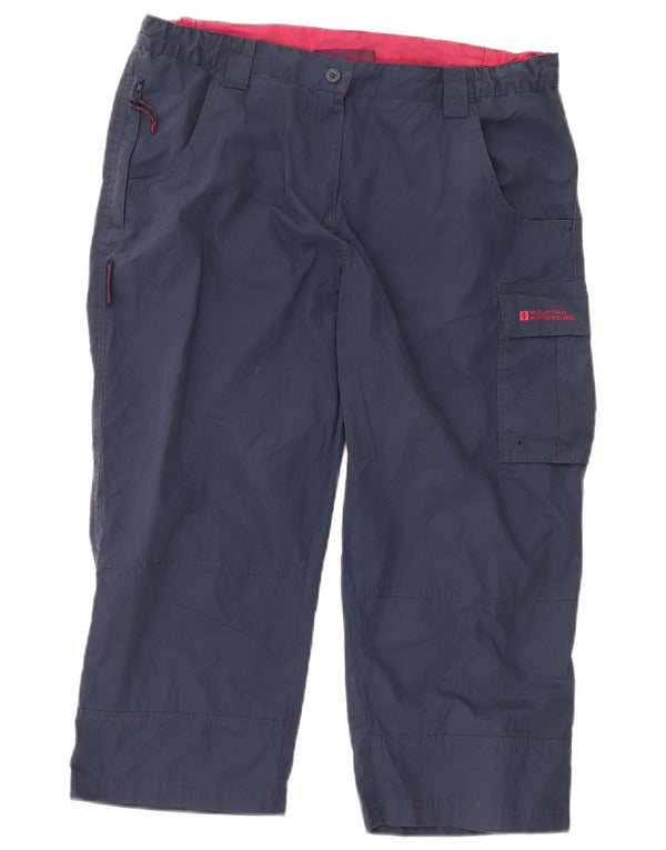 Mountain Warehouse Capri-Hose für Damen, UK 44, Größe L, W36, L21, Marineblau