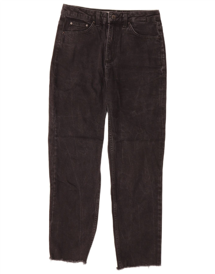 Topshop Damen Tapered Jeans W28 L26 Schwarz