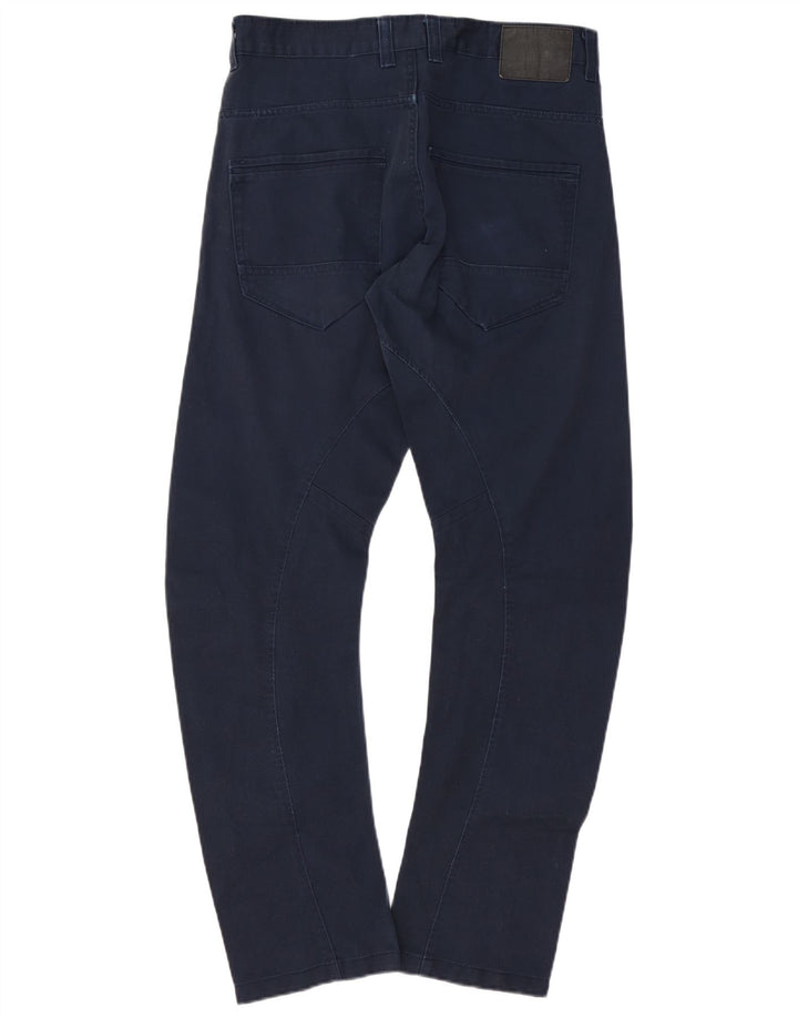 JACK & JONES Herren Banana Straight Freizeithose W32 L32 Marineblaue Baumwolle