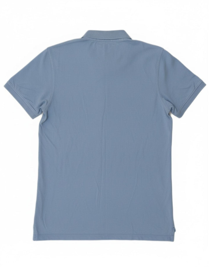 Crew Clothing Herren-Poloshirt, groß, blaue Baumwolle