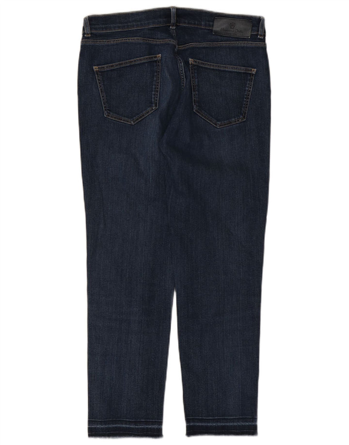 Massimo Dutti Damen Slim Jeans EU 38 Small W28 L25 Blaue Baumwolle