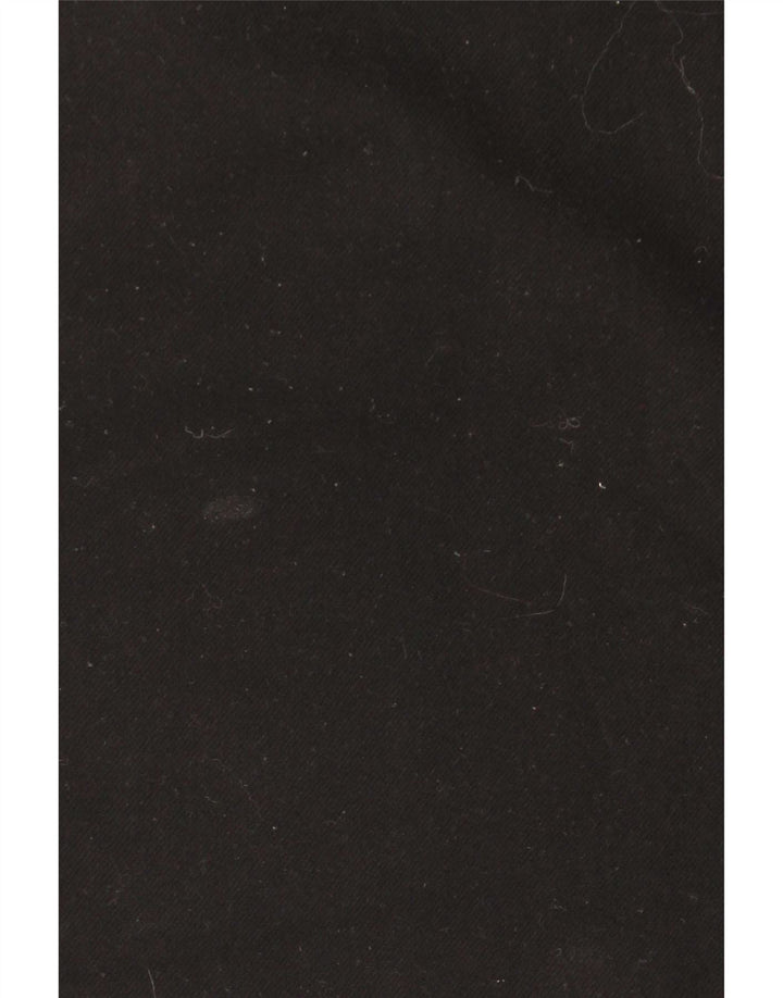 Zara Herren Tapered Chino Hose Medium W31 L29 Schwarz Polyester