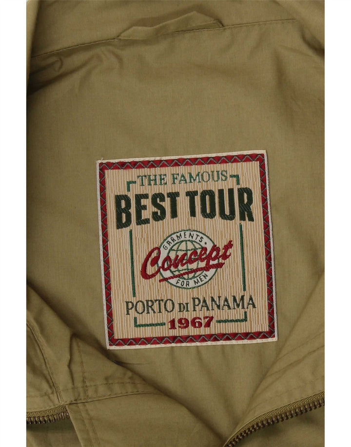 Porto Di Panama Herren-Utility-Jacke UK 42 XL Khaki