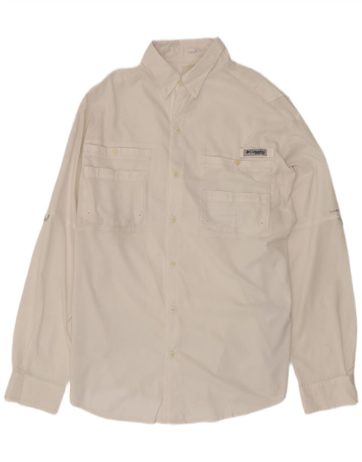 Columbia Herrenhemd Mittelweißes Polyester