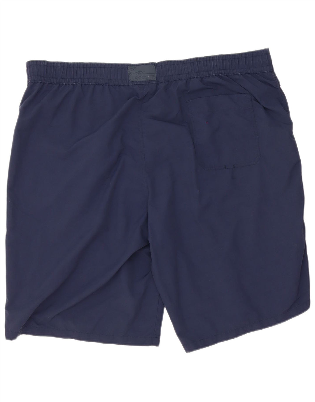 Lacoste Herren-Badeshorts, Größe 7 2XL, marineblaues Polyester