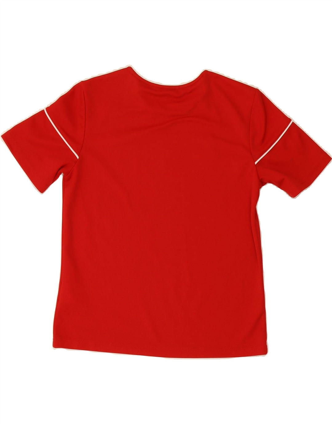 ADIDAS Boys Climalite Graphic T-Shirt Top 13-14 Years Large  Red Polyester Vintage Adidas and Second-Hand Adidas from Messina Hembry 