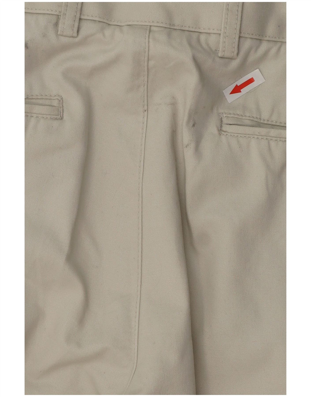 CHAPS Herren-Chinohose mit Pegged, W36, L30, weiße Baumwolle