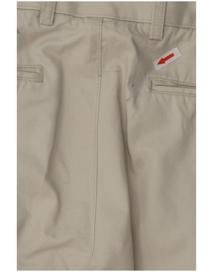 CHAPS Herren-Chinohose mit Pegged, W36, L30, weiße Baumwolle