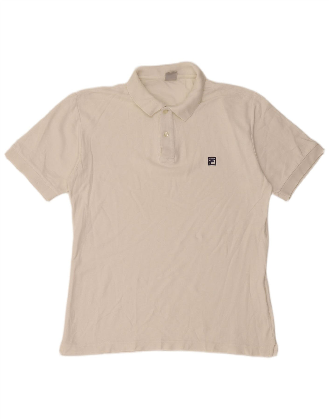 Fila Herren Poloshirt IT 50 Mittelweiße Baumwolle