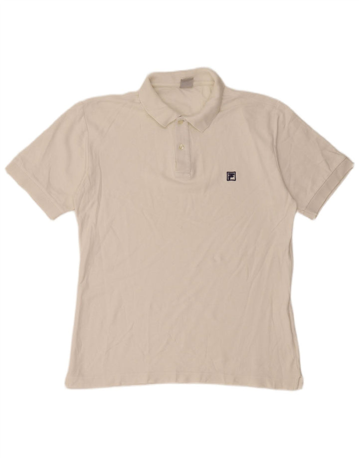 Fila Herren Poloshirt IT 50 Mittelweiße Baumwolle
