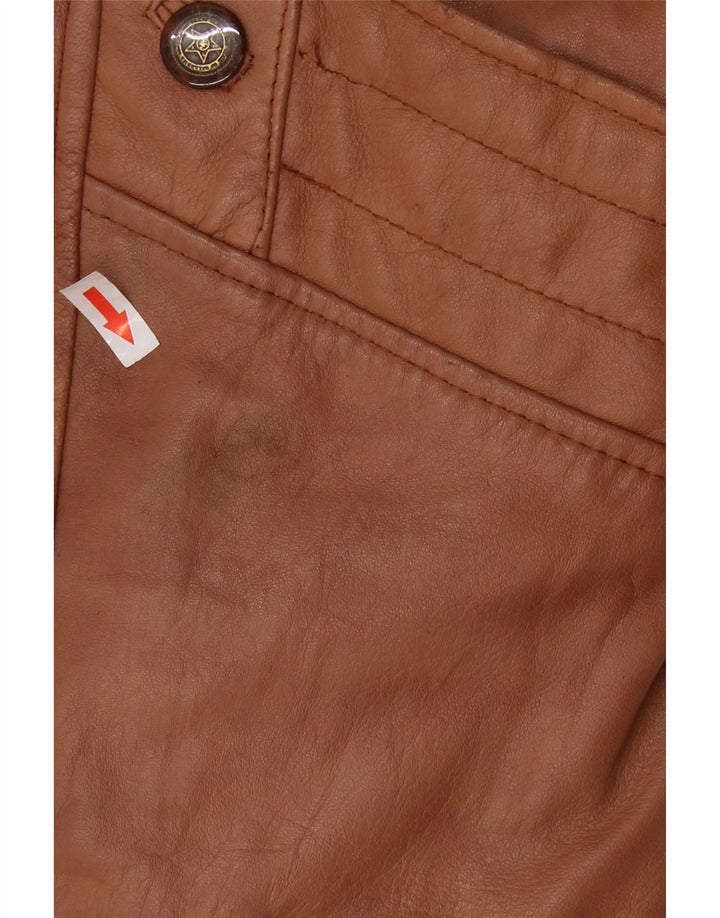 Vintage Damen Übergroße Lammfelljacke UK 16 Large Braun