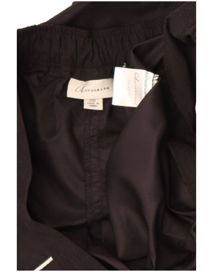 Marks & Spencer Damen Autograph Badeshorts UK 20 2XL Schwarz Polyester