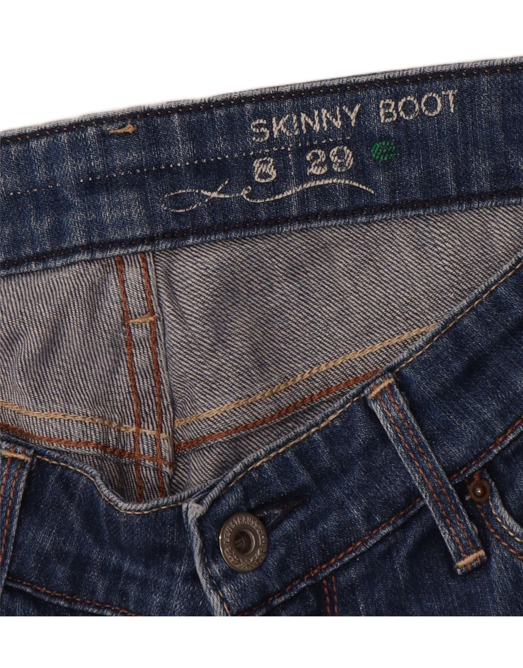Levi's Damen Skinny Bootcut Jeans US 8 Medium W29 L32 Blau