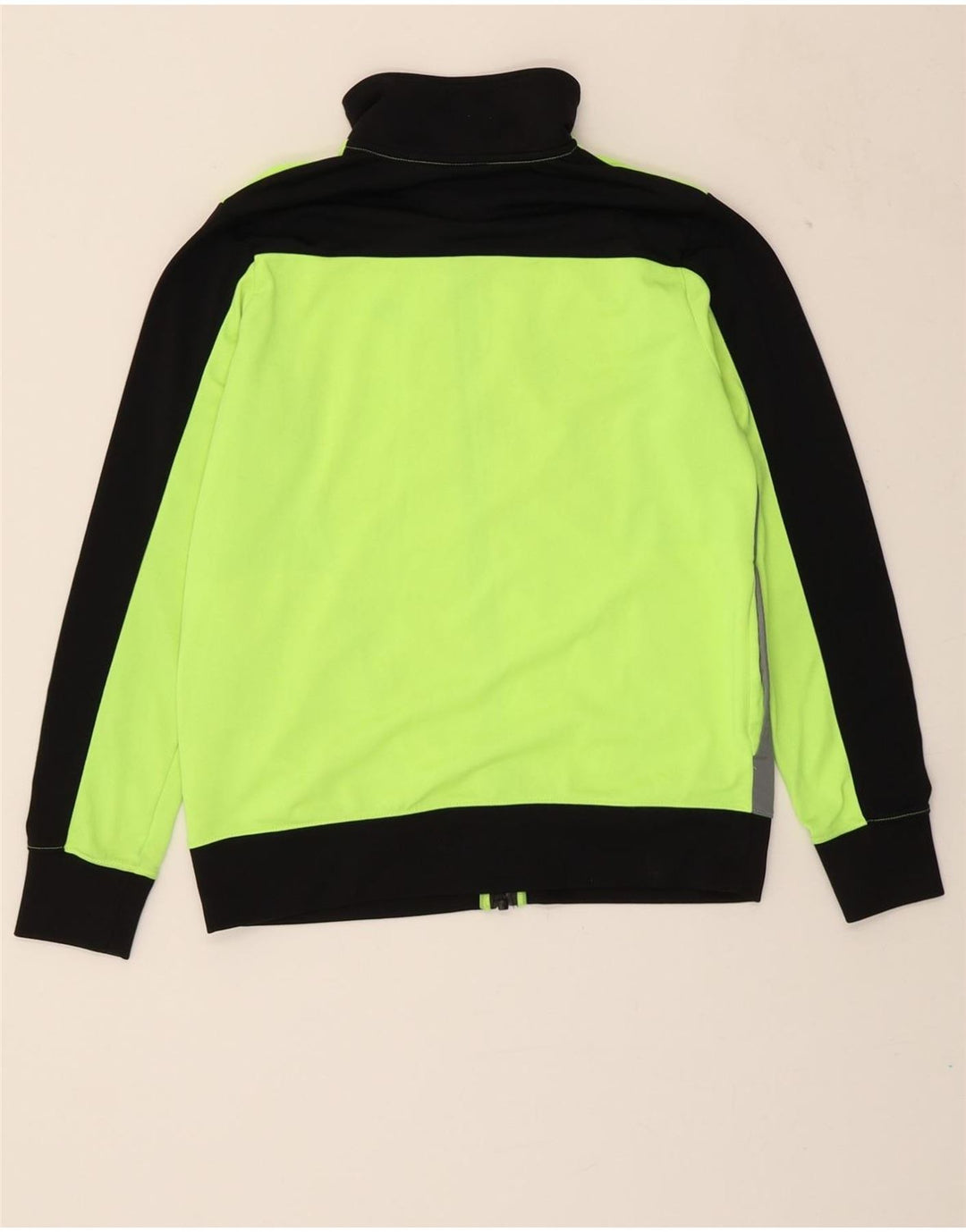 NIKE Boys Tracksuit Top Jacket 13-14 Years XL Green Colourblock Polyester Vintage Nike and Second-Hand Nike from Messina Hembry 