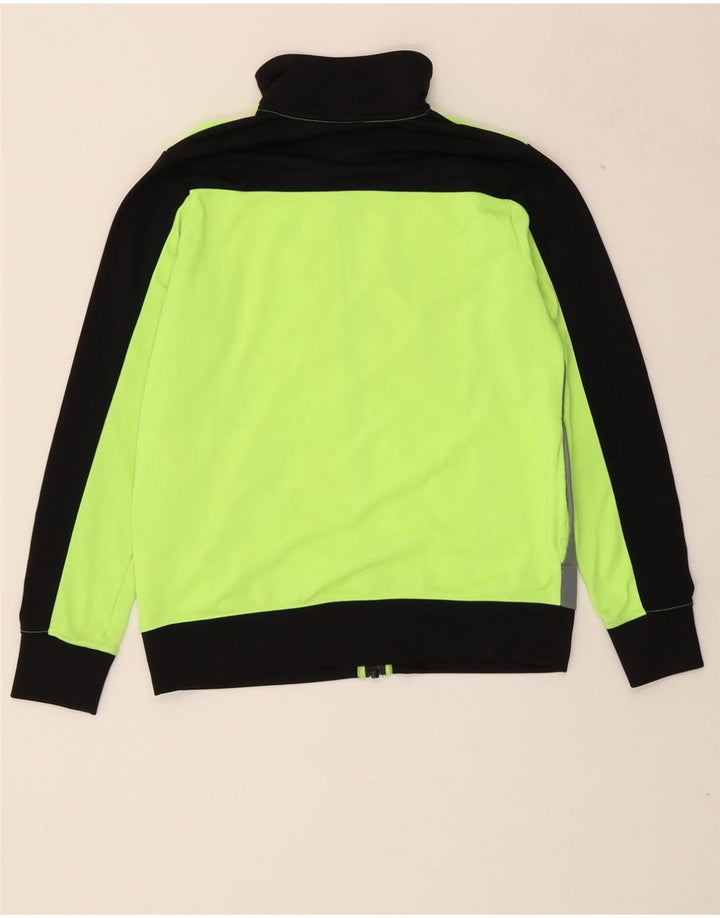 NIKE Boys Tracksuit Top Jacket 13-14 Years XL Green Colourblock Polyester Vintage Nike and Second-Hand Nike from Messina Hembry 