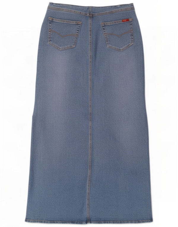 Nur Damen-Jeansrock EU 40 Medium W30 Blaue Baumwolle
