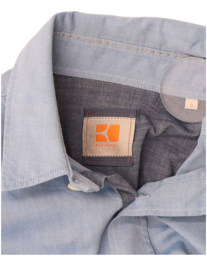 HUGO BOSS Herrenhemd Small Blau