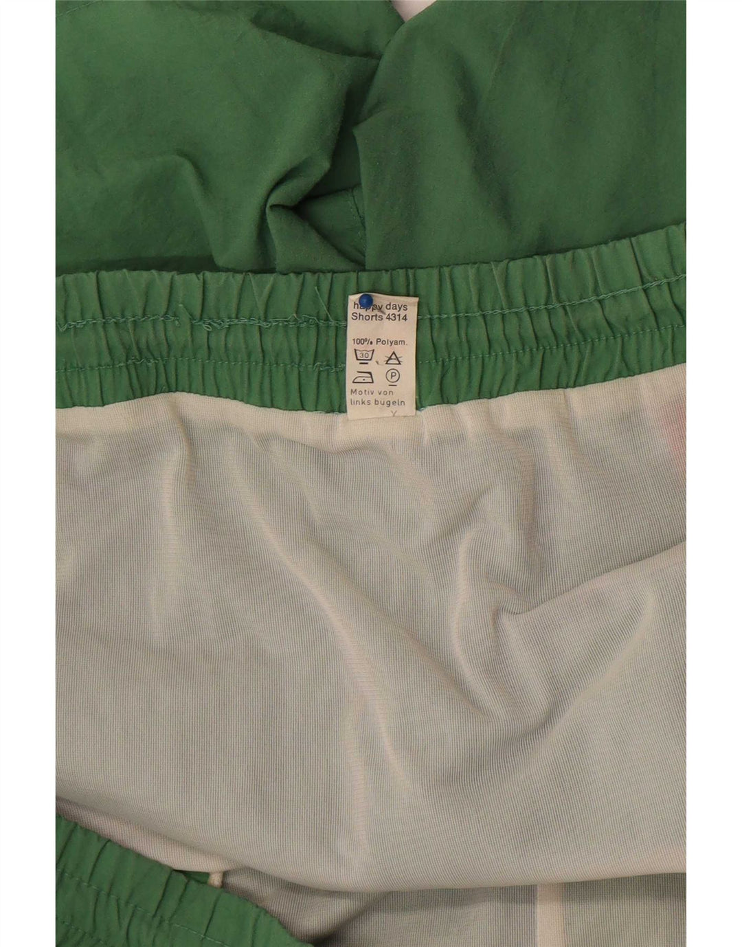Triumph Herren-Badeshorts mit Grafik, XL, grünes Colourblock-Polyamid