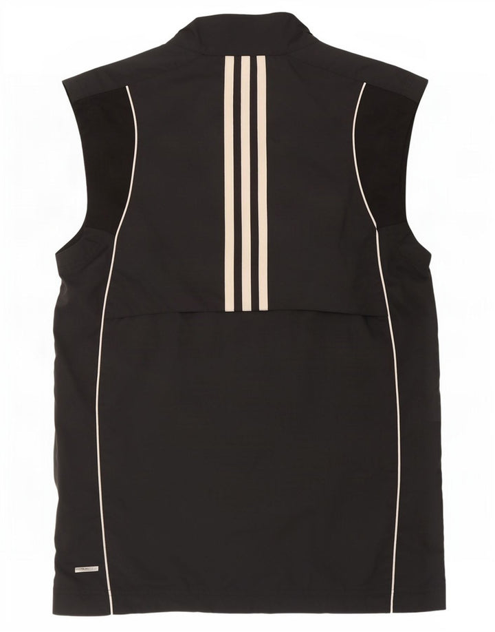 Adidas Herren Clima Proof ärmellose Trainingsjacke, Größe S, Schwarz