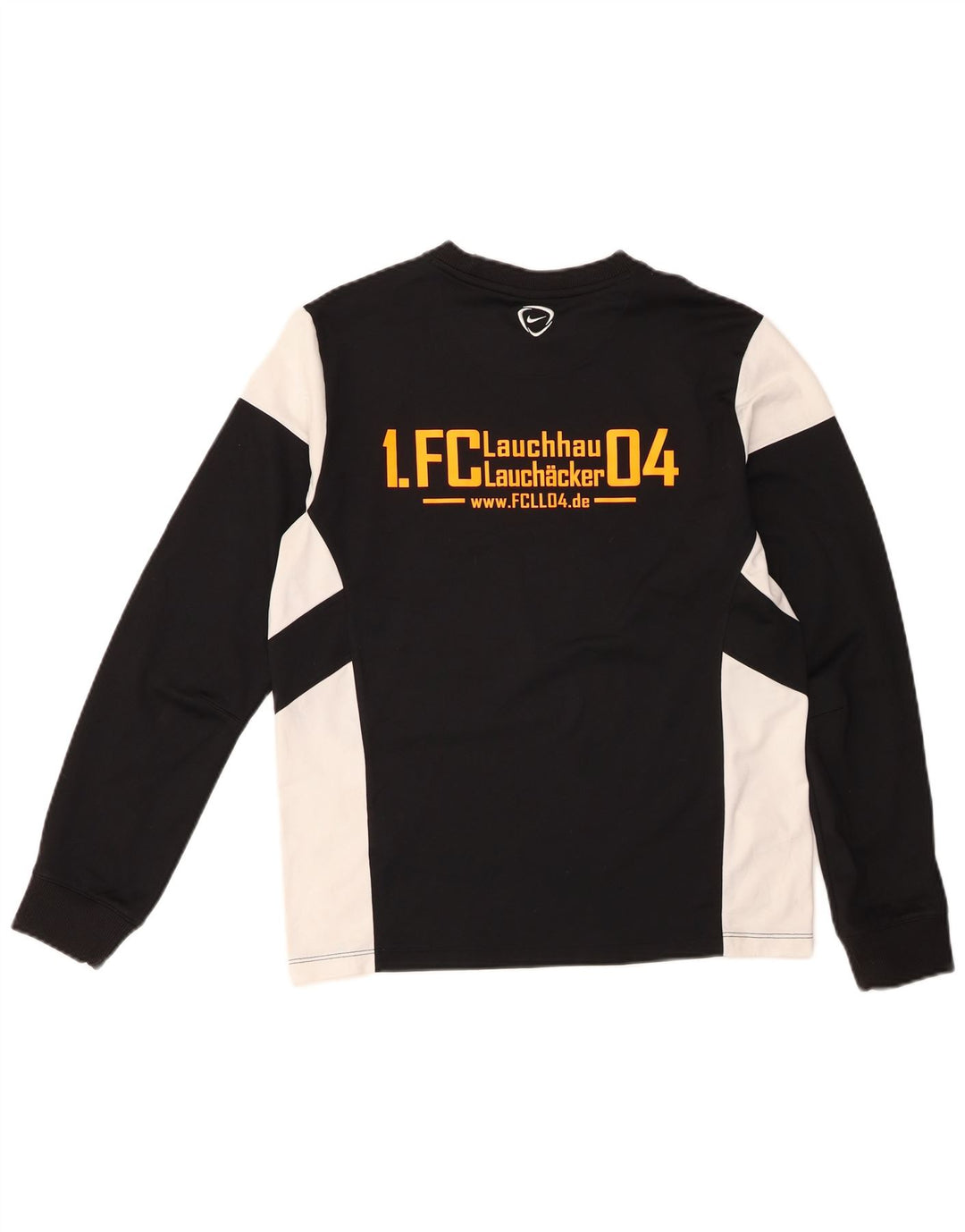 Nike Jungen Dri Fit Graphic Top Langarm 13–14 Jahre XL Schwarz Farbblock