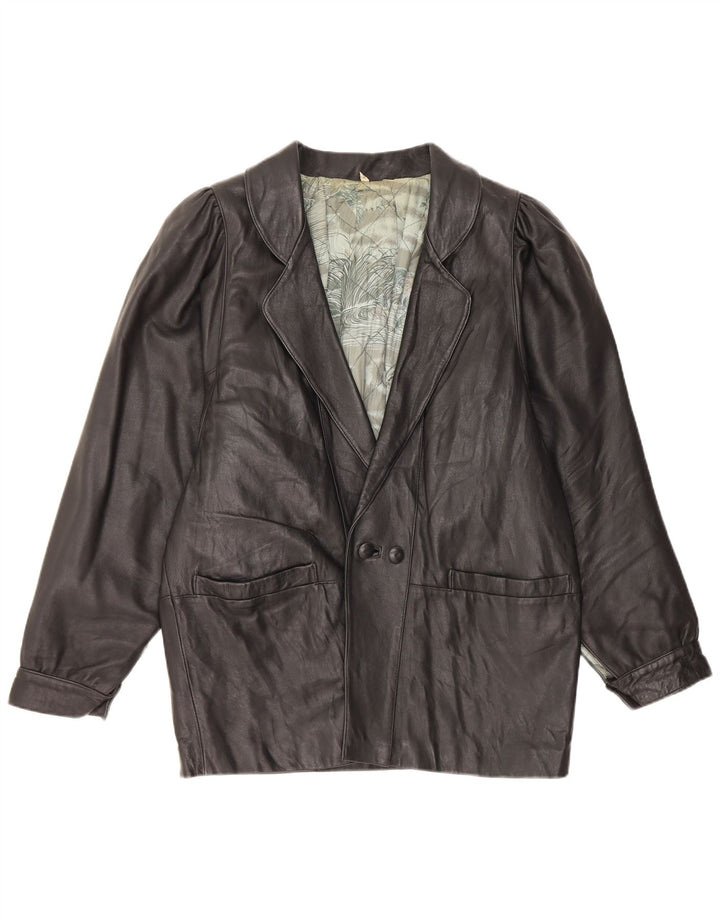Vintage Herren Lederjacke UK 44 2XL Schwarz
