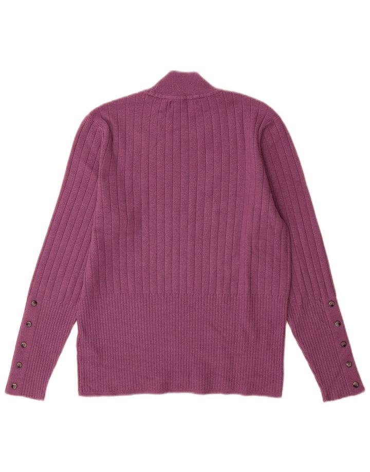 Marks & Spencer Damen-Pullover mit Rollkragen, Gr. 14, Lila