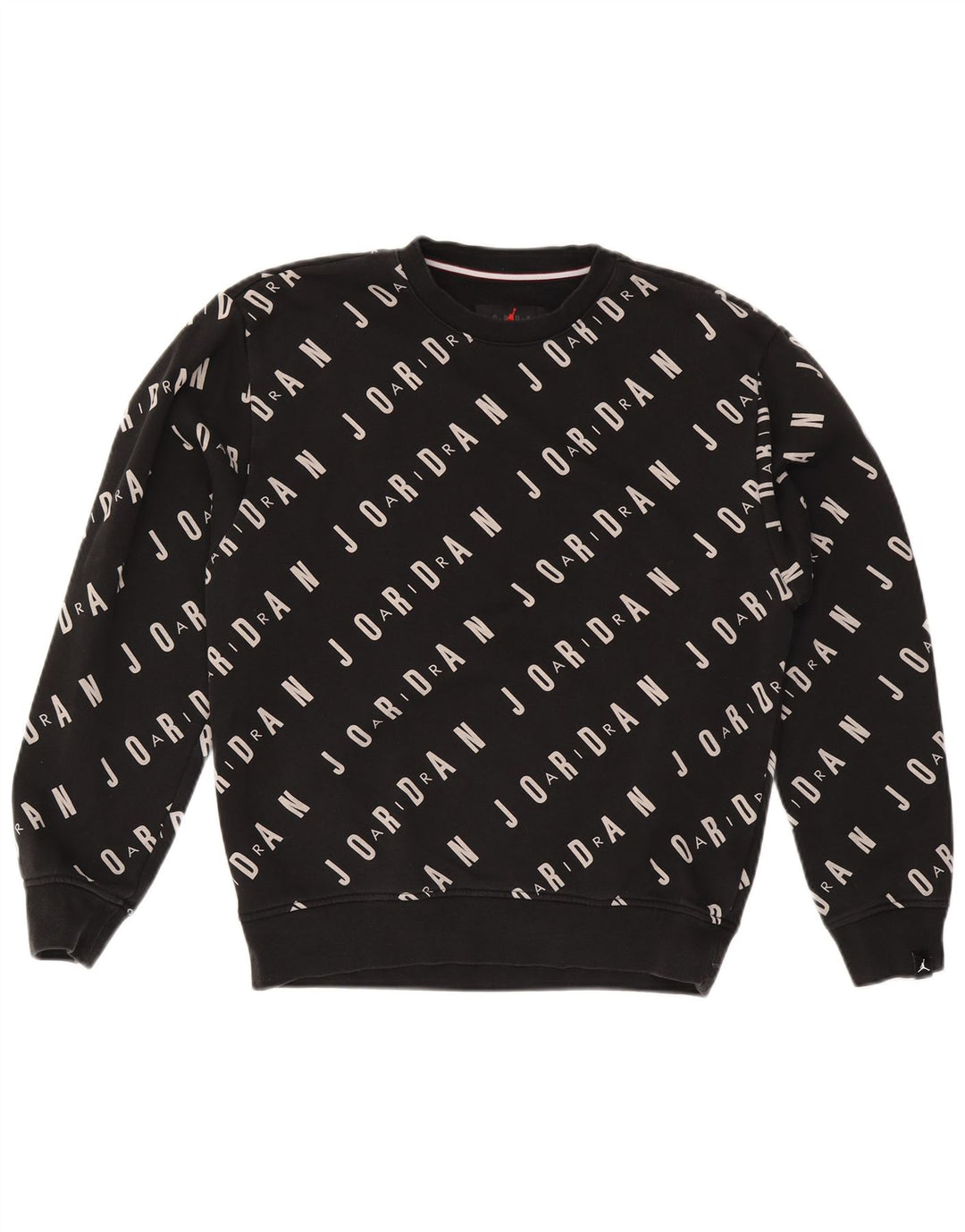 Jordan Herren-Sweatshirt mit Grafik, Größe S, schwarze Baumwolle