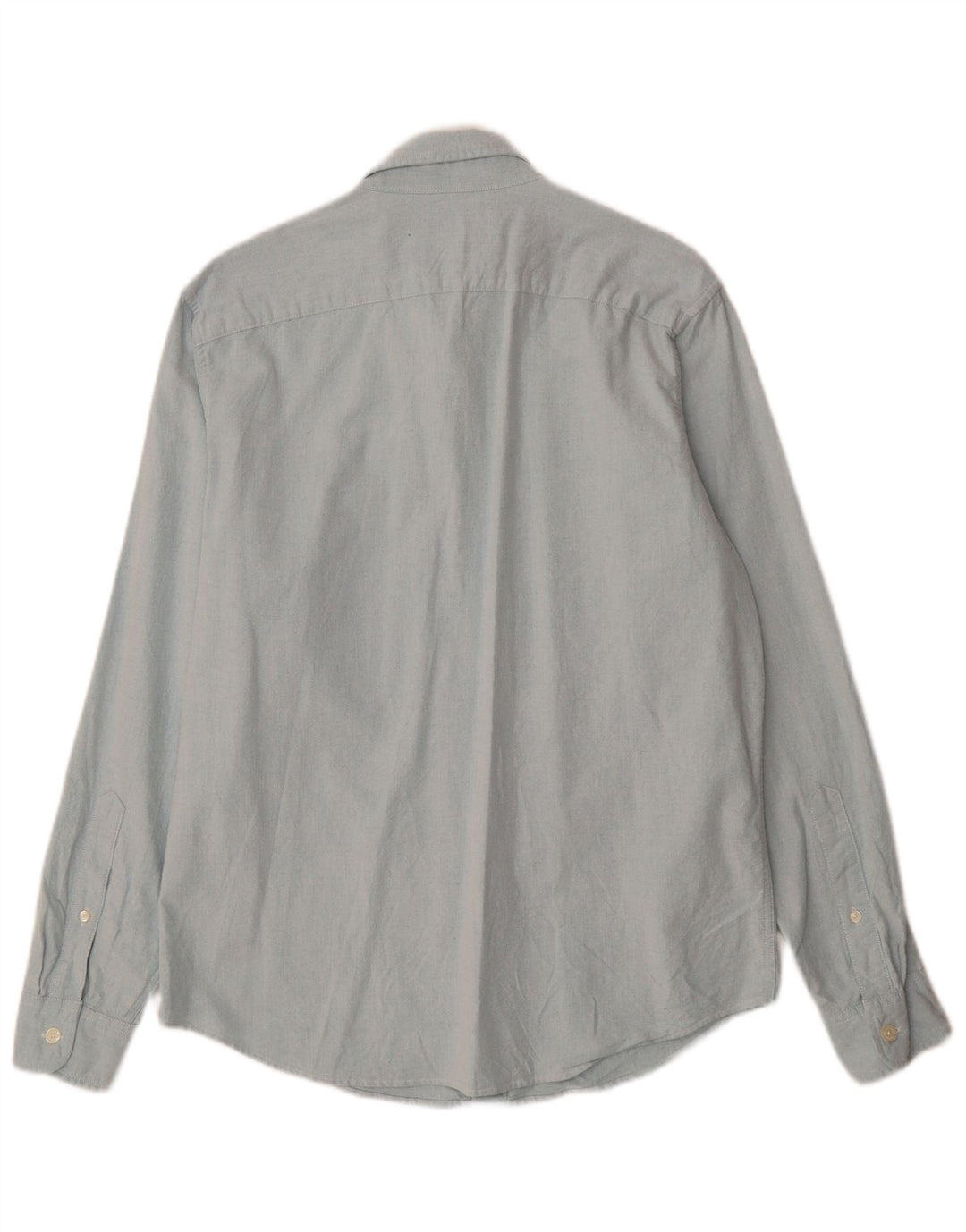 Abercrombie & Fitch Herren Stretch-Hemd, Größe L, Blau, Baumwolle