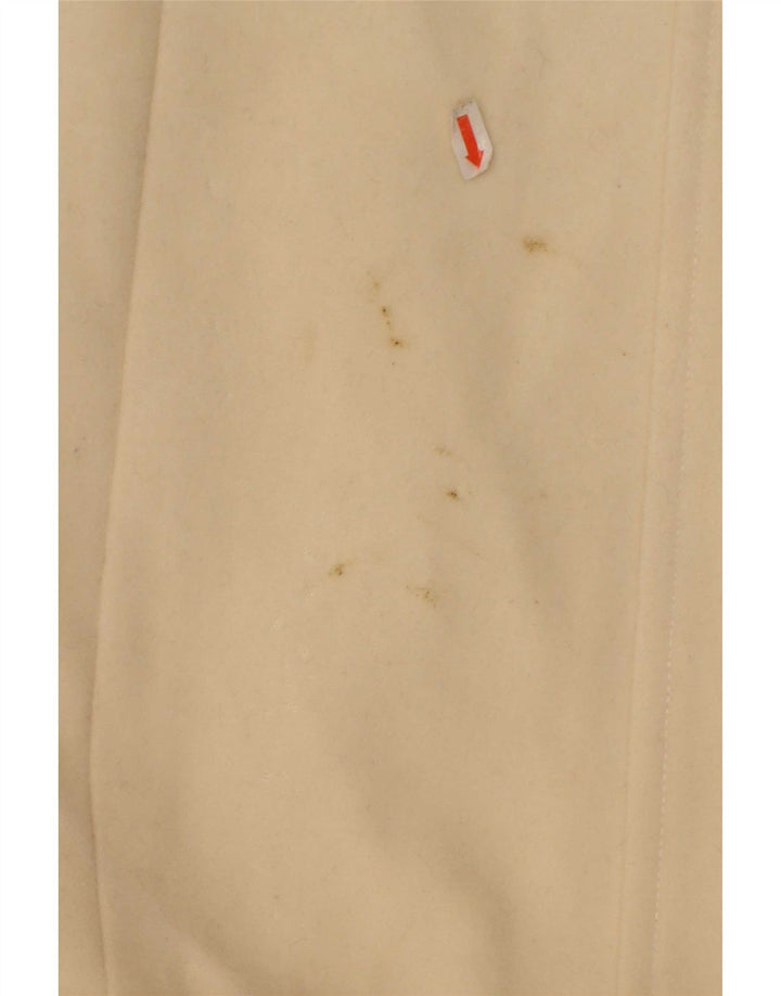 Zara Damen Mantel UK 10 Small Beige Wolle