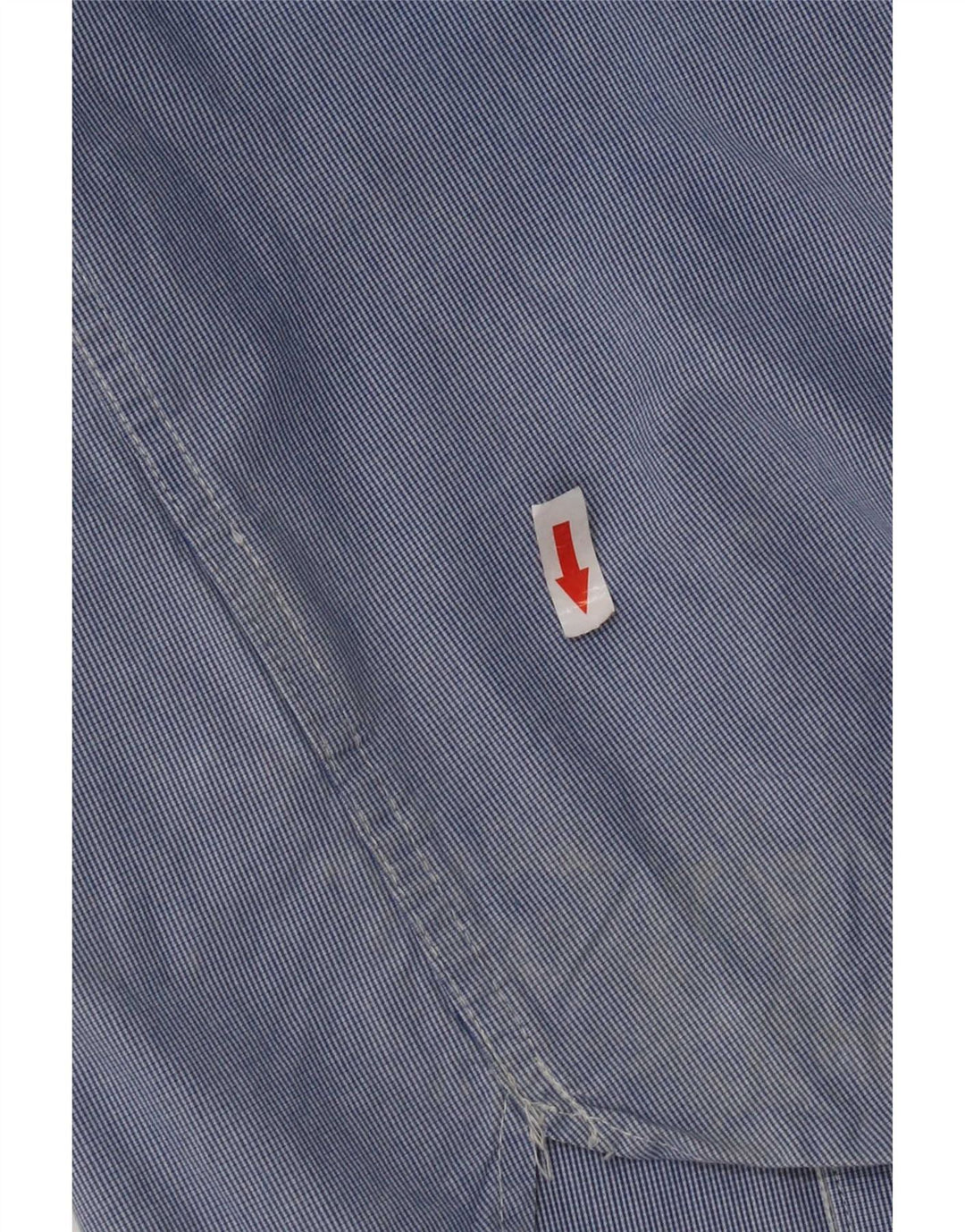Superdry Herrenhemd aus mittelblauer Nadelstreifen-Baumwolle