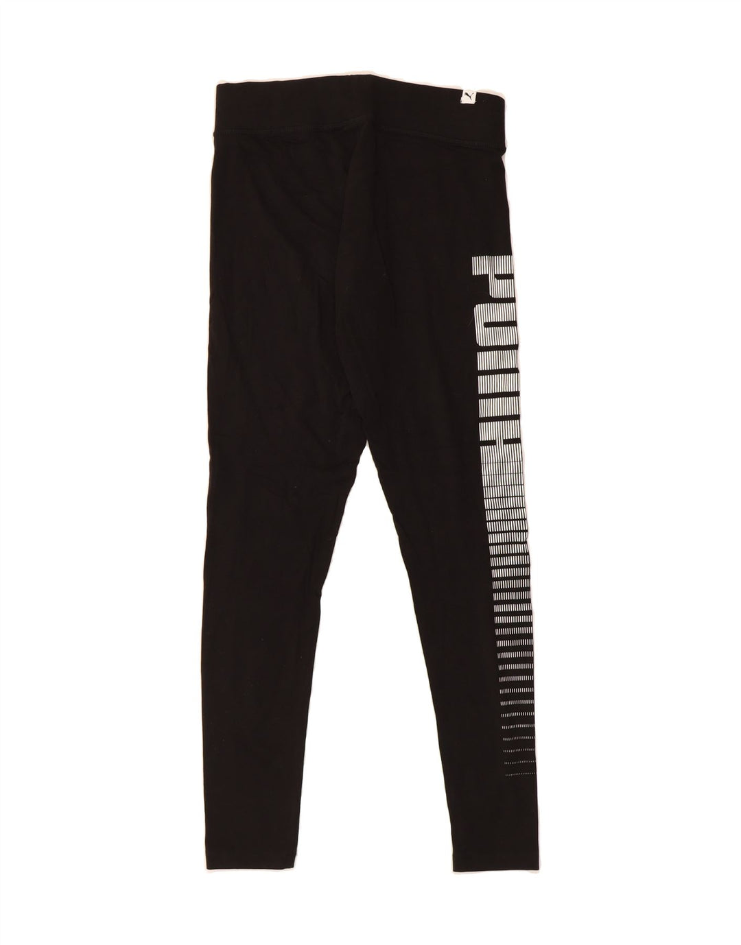 PUMA Womens Graphic Leggings UK 16 Large Black Cotton Vintage Puma and Second-Hand Puma from Messina Hembry 