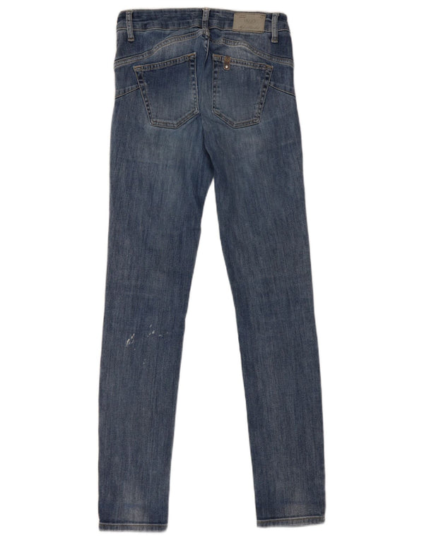 Liu Jo Damen Skinny Jeans W26 L30 Blaue Baumwolle