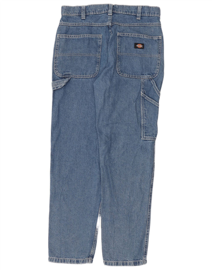 Dickies Herren Cargo Straight Jeans W31 L32 Blaue Baumwolle