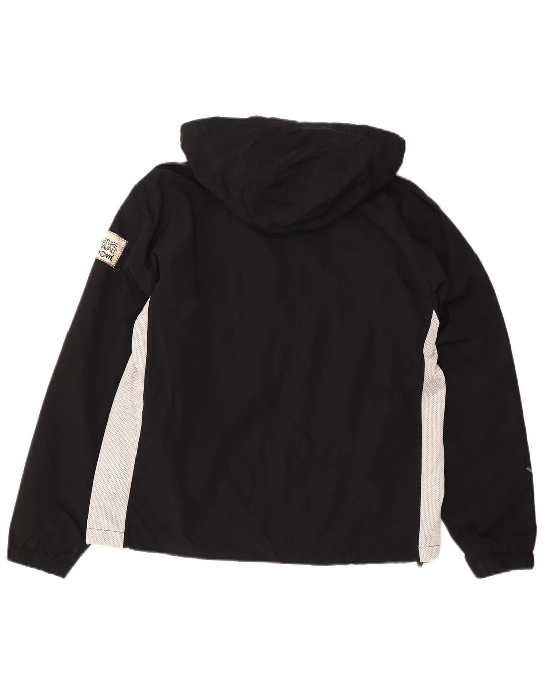 Murphy & Nye Herren Loose Fit Graphic Regenjacke UK 36 Small Schwarz