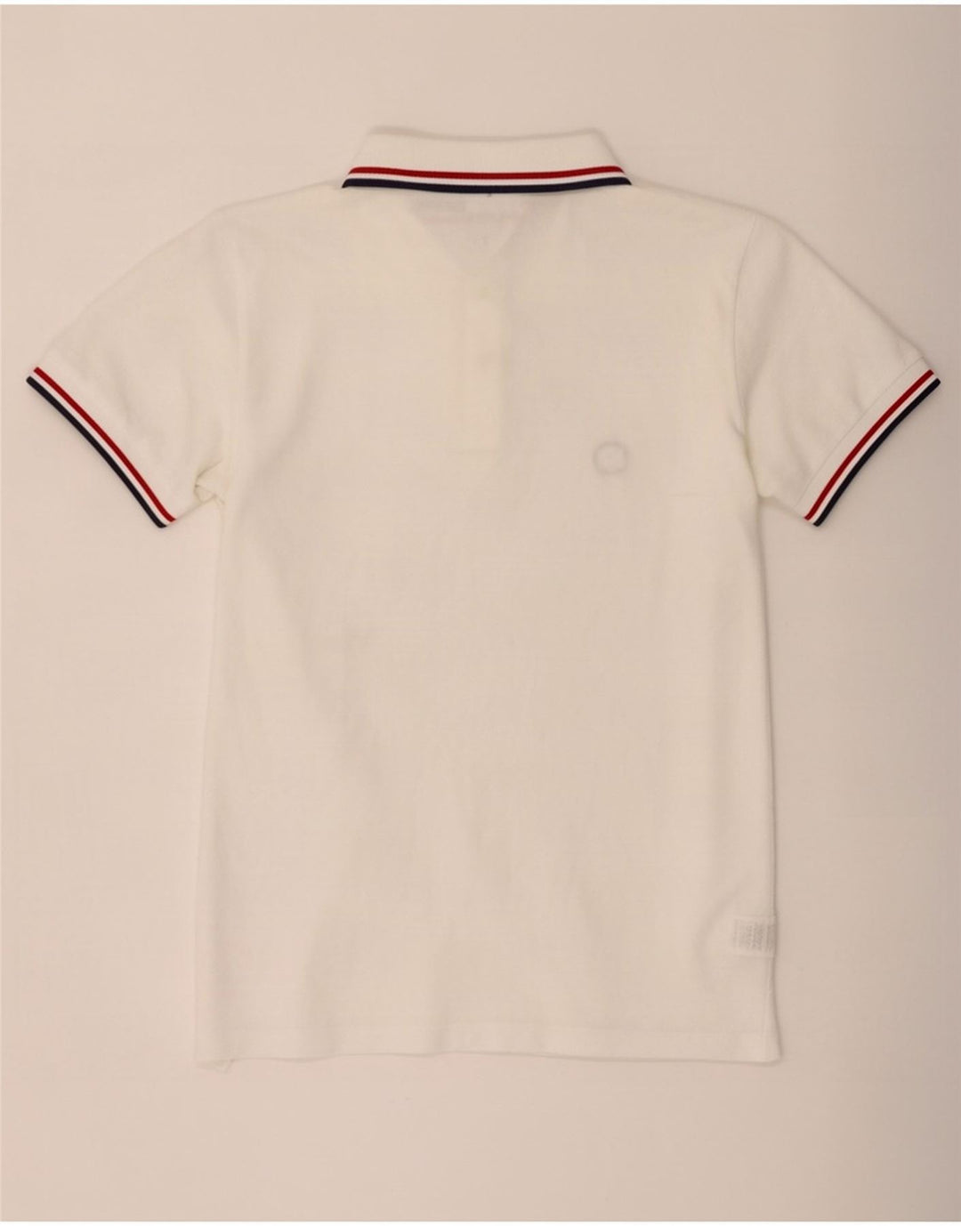 Pretty Green Herren-Poloshirt aus großer, weiß gestreifter Baumwolle