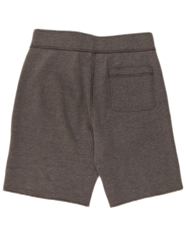 Hollister Mens Graphic Sport Shorts XS Grey Cotton