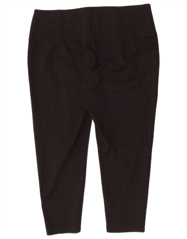 Marks & Spencer Damen Autograph Crop Leggings UK 18 XL Schwarz kariert