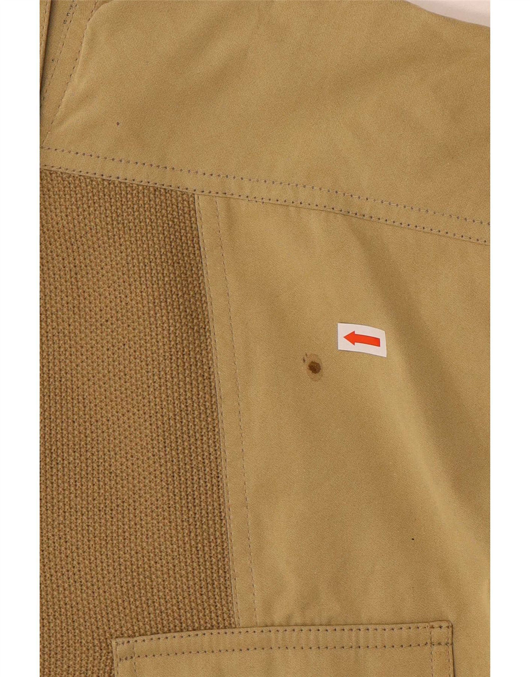 Vintage Herren Bomberjacke IT 52 XL Beige Farbblock