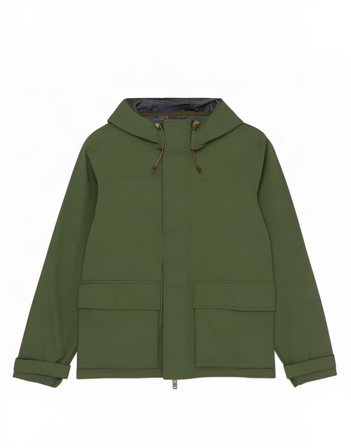J. Crew Herren-Utility-Jacke mit Kapuze, UK 36, Größe S, grün, Polyester