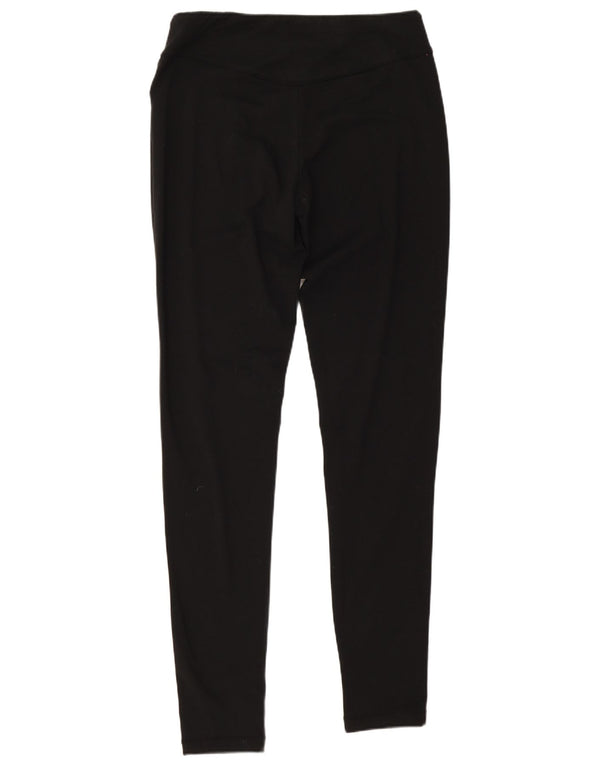 Arena Damen Leggings UK 12 Mittelschwarze Baumwolle